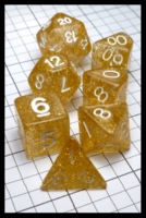 Dice : Dice - Dice Sets - Chinese Dice Gold Sparkle - eBay Nov 2015